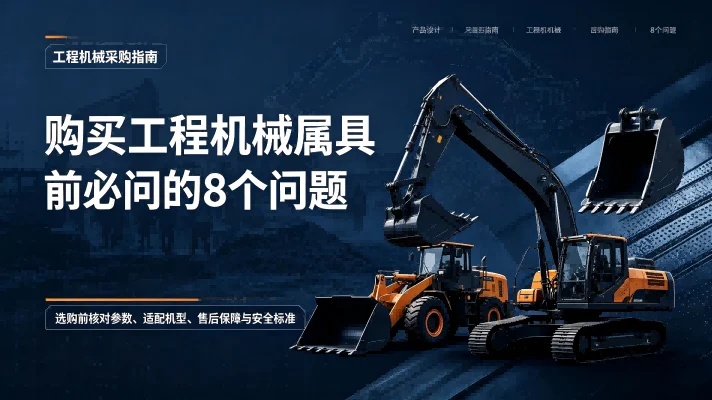 购买工程机械属具前必问的8个问题