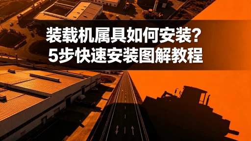 装载机属具如何安装？5步快速安装图解教程